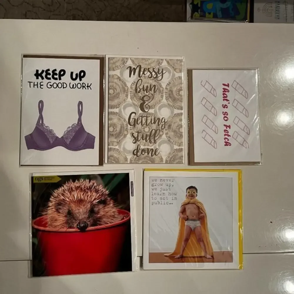 Friendship‎ Greeting Cards / Blank / Encouragement (Bundle of 5 cards) (new)